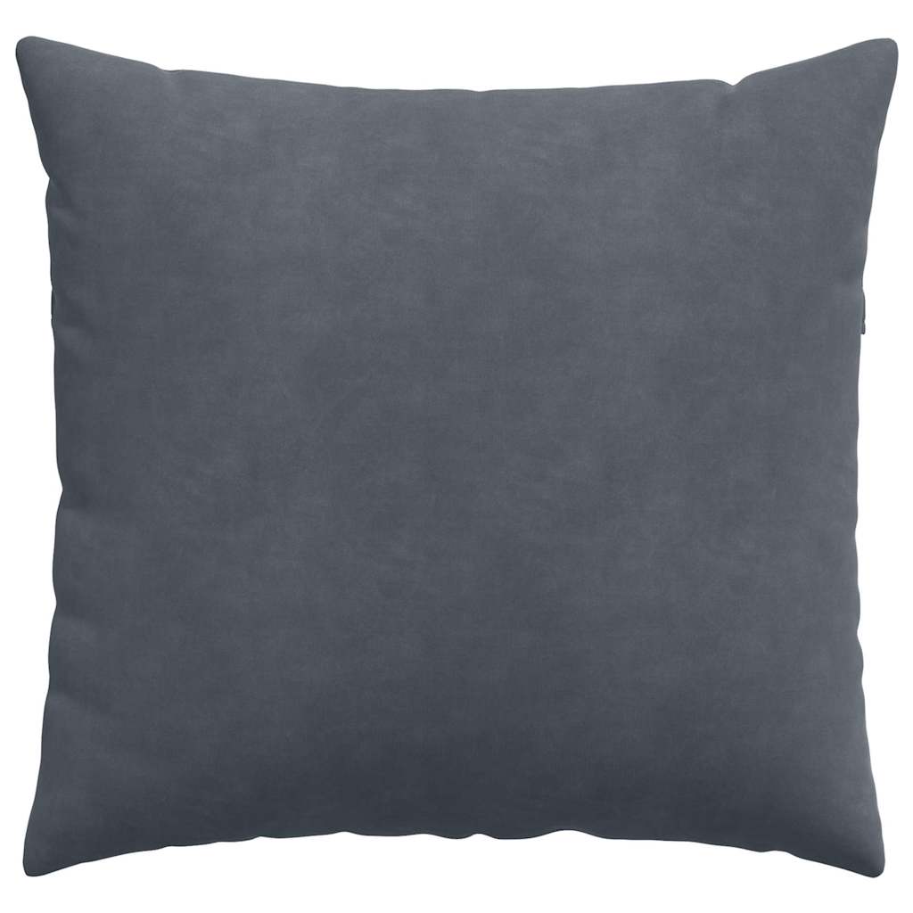 Coussins de canapé 2 pcs Gris foncé 50 x 50 cm vidaXL - 6