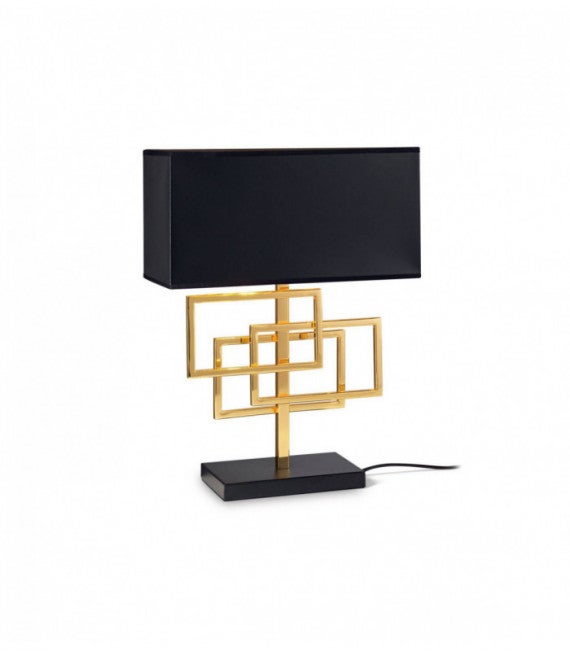 Ideal Lux Lampada Da Scrivania Contemporanea Luxury Metallo Ottone Luce E27 Talla 1