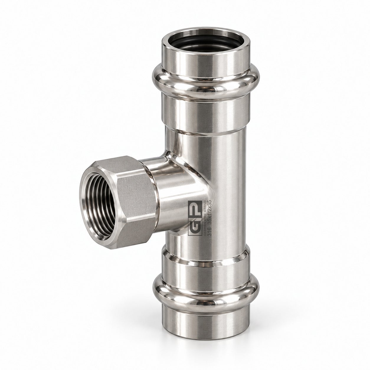 GP Teu Inox 316 V press 35x1/2x35 | Leroy Merlin