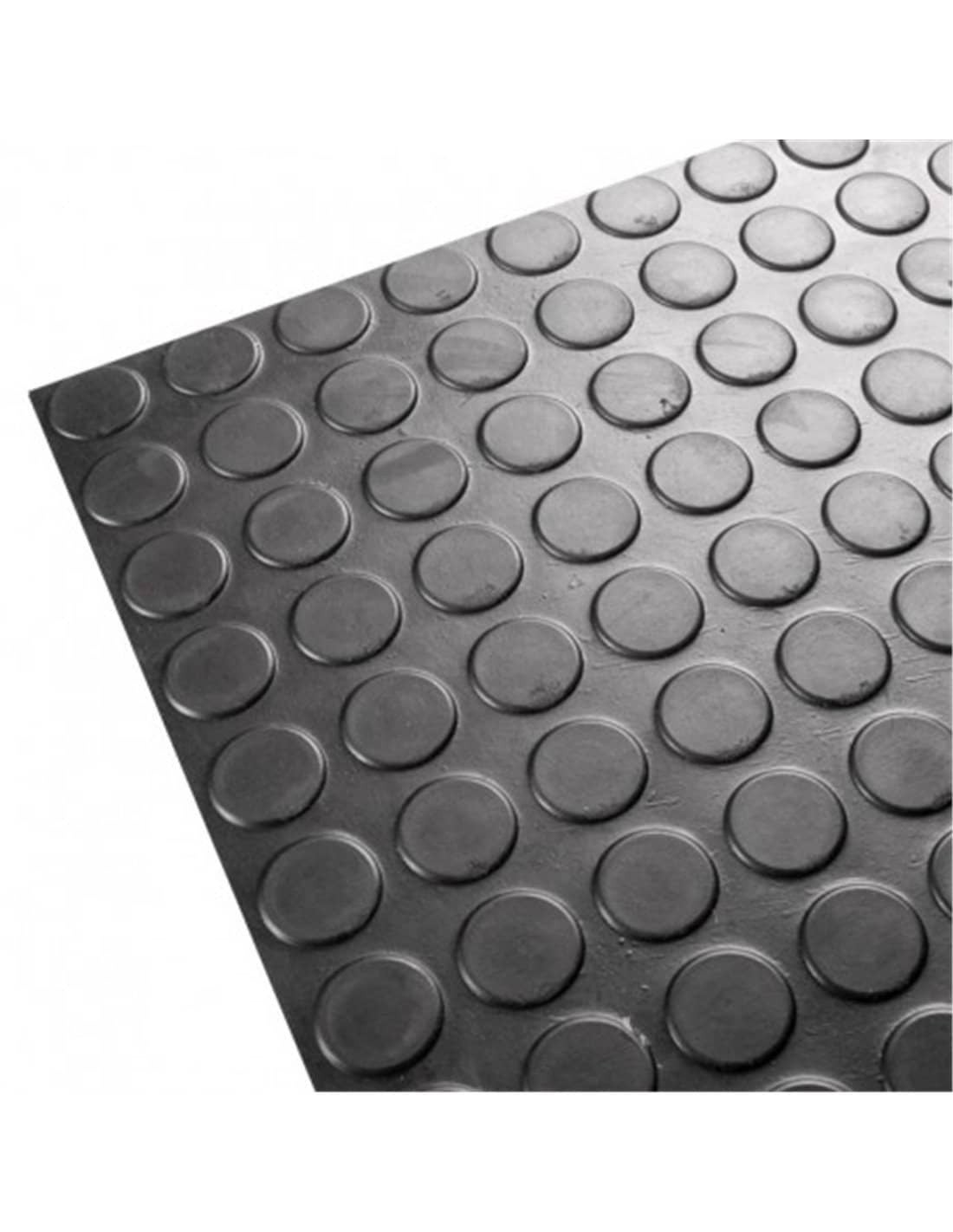 Tapete de Borracha Antiderrapante 3mm | Corte por metro linear | Pavimento de borracha | 1,50 metros (Largura) (piso circular) - 2