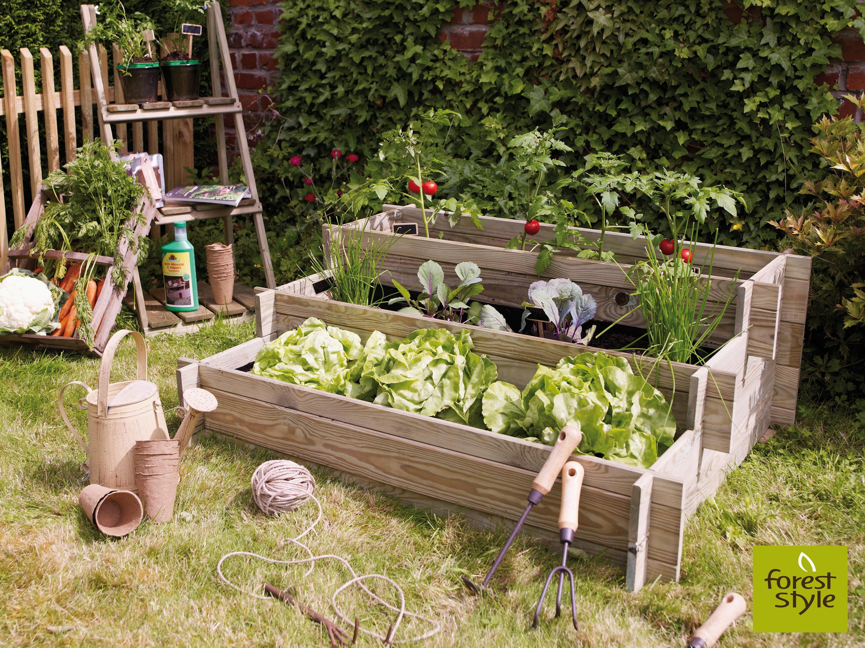 Potager surélevé en escalier Angelic 100x75x40 cm - 8