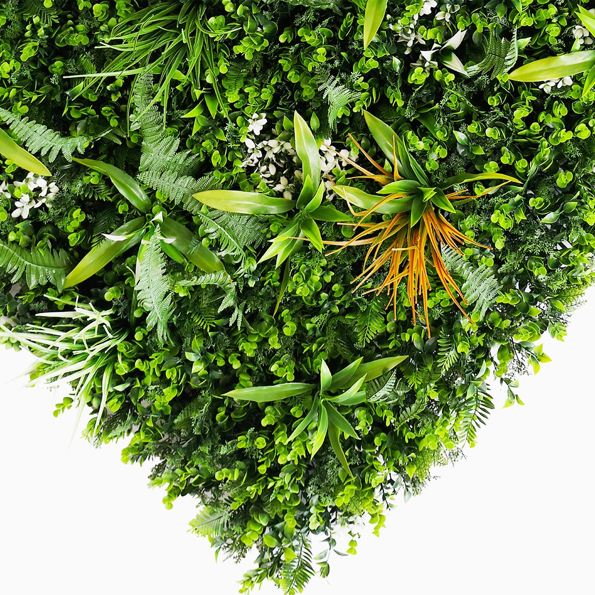 Mur végétal artificiel Savane 1 m × 1 m – effet tropical intérieur extérieur - 12