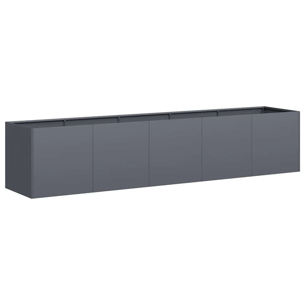 Jardinière Anthracite 200x40x40 cm Acier laminé à froid vidaXL - 2