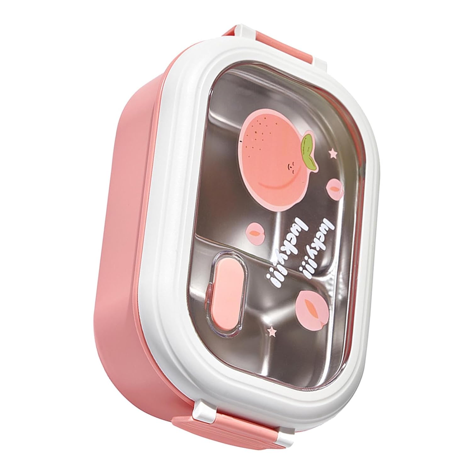 Izolowany lunchbox bento ze stali nierdzewnej, szczelny, z przegródkami, przenośny do szkoły, biura, dla studentów, zielony