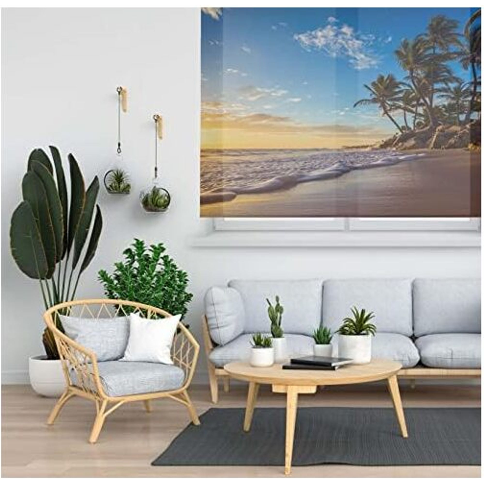 ECOMMERC3 | Tenda a rullo traslucida misura 130X180 - Tenda a rullo modello W-p-77231 - Tenda a rullo misura in tessuto 127x175 - 3