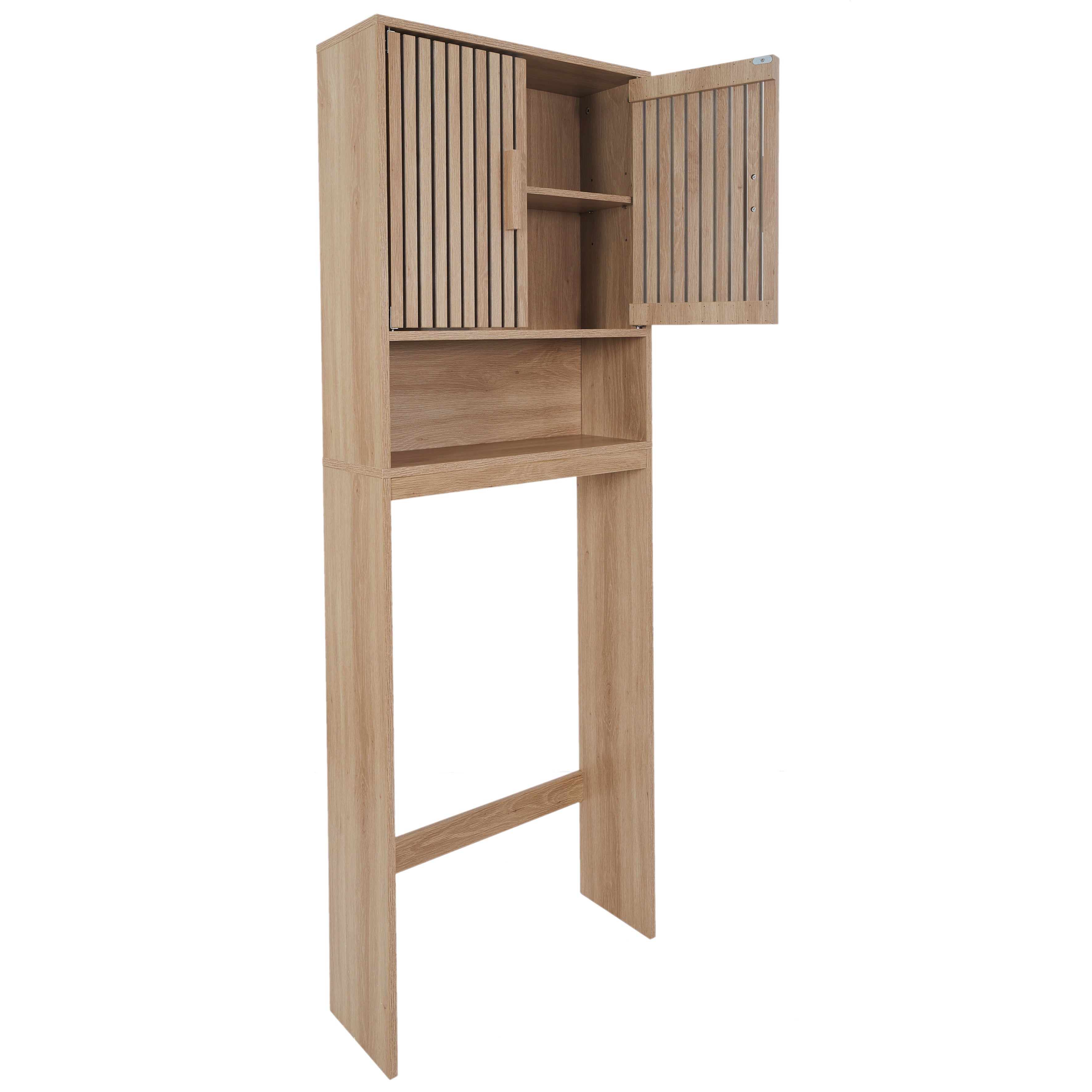 Meuble de Salle de Bain - HOME DECO FACTORY - Klaus - Rustique Chic - Marron - 3