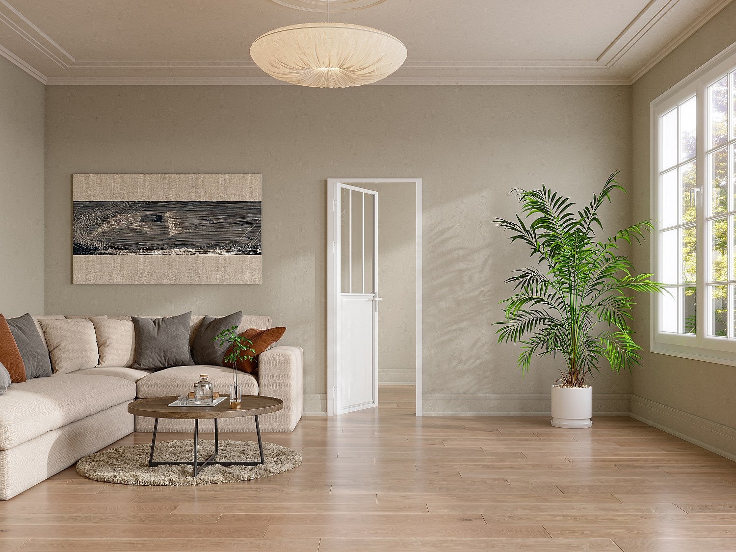 Blocco porta reversibile H204 x L83 cm Alluminio e Vetro temperato smerigliato Bianco - ERMELO - 2