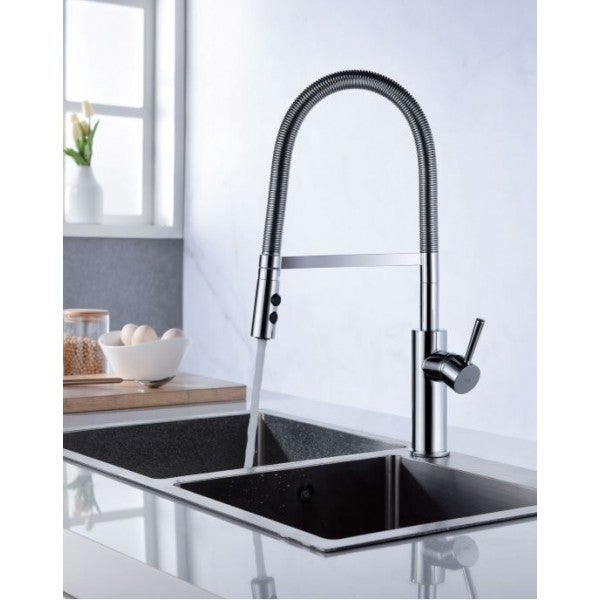 GRIFERÍA DE COCINA MONOMANDO EXTRAÍBLE CROMADO SERIE TORINO - Main Image