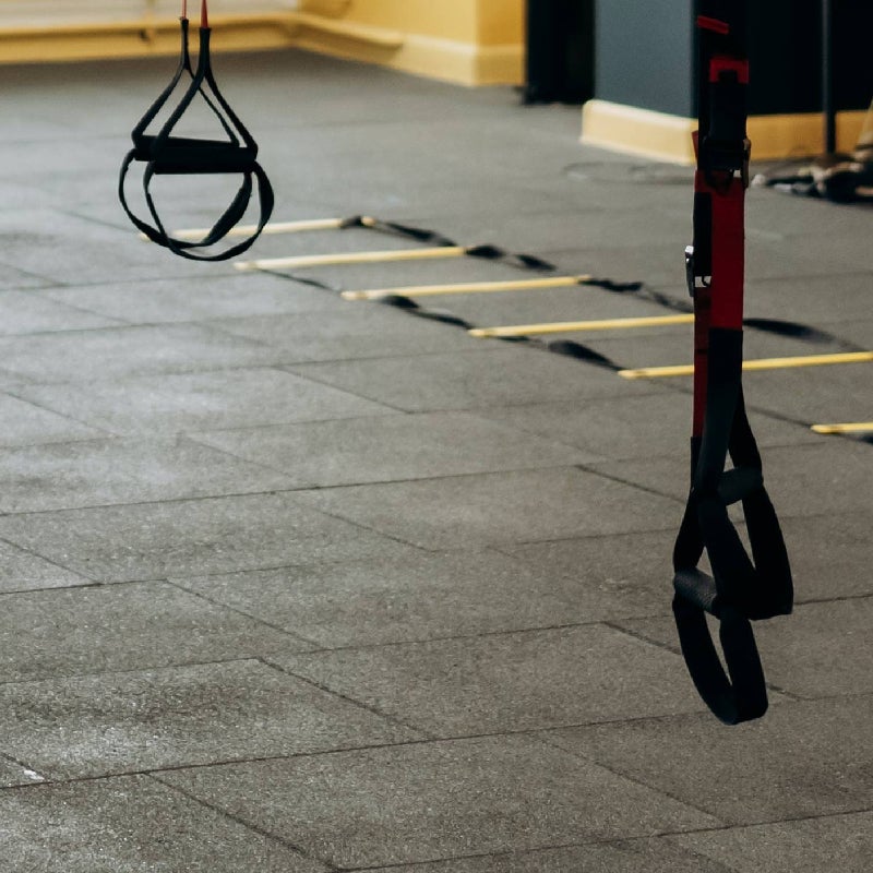 Pavimento para parques infantis Ladrilhos verdes de 20 mm de espessura (50 cm x 50 cm) - 2