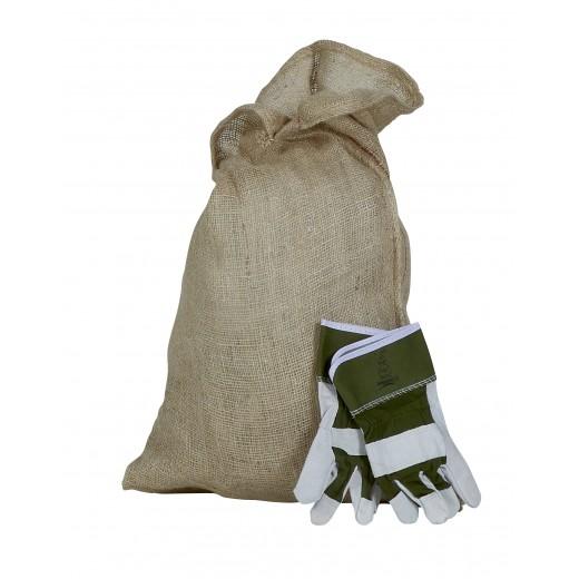 5x | Sac en toile de Jute 43x65cm | Sac 100% Nature - 2