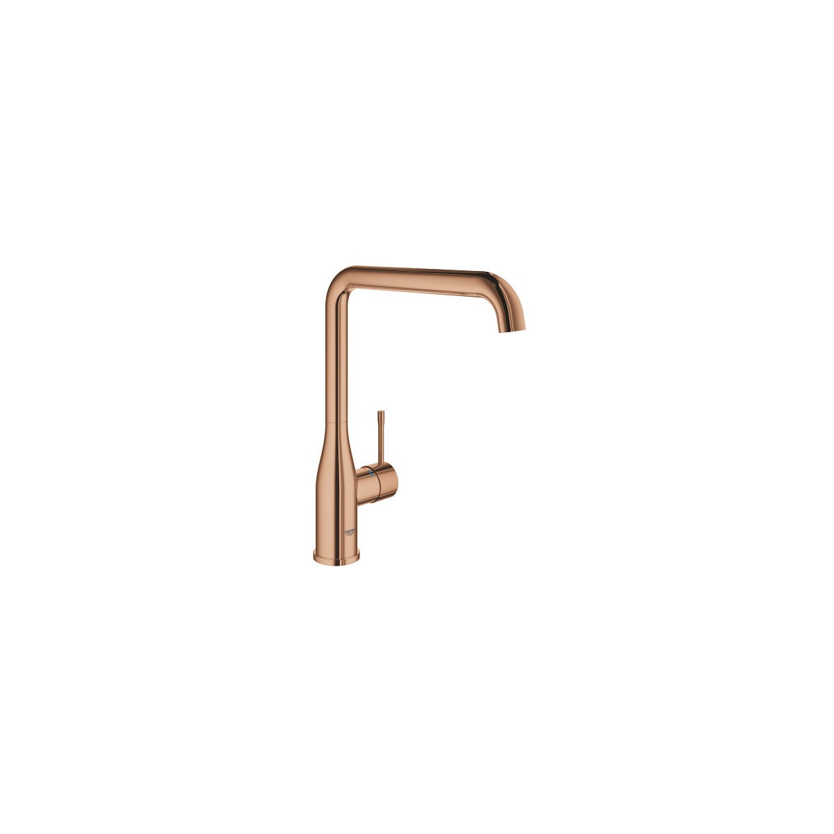 Baterie de bucatarie Grohe 30269DA0, Essence, 3/8'', pipa inalta, tip L, lucios, cupru