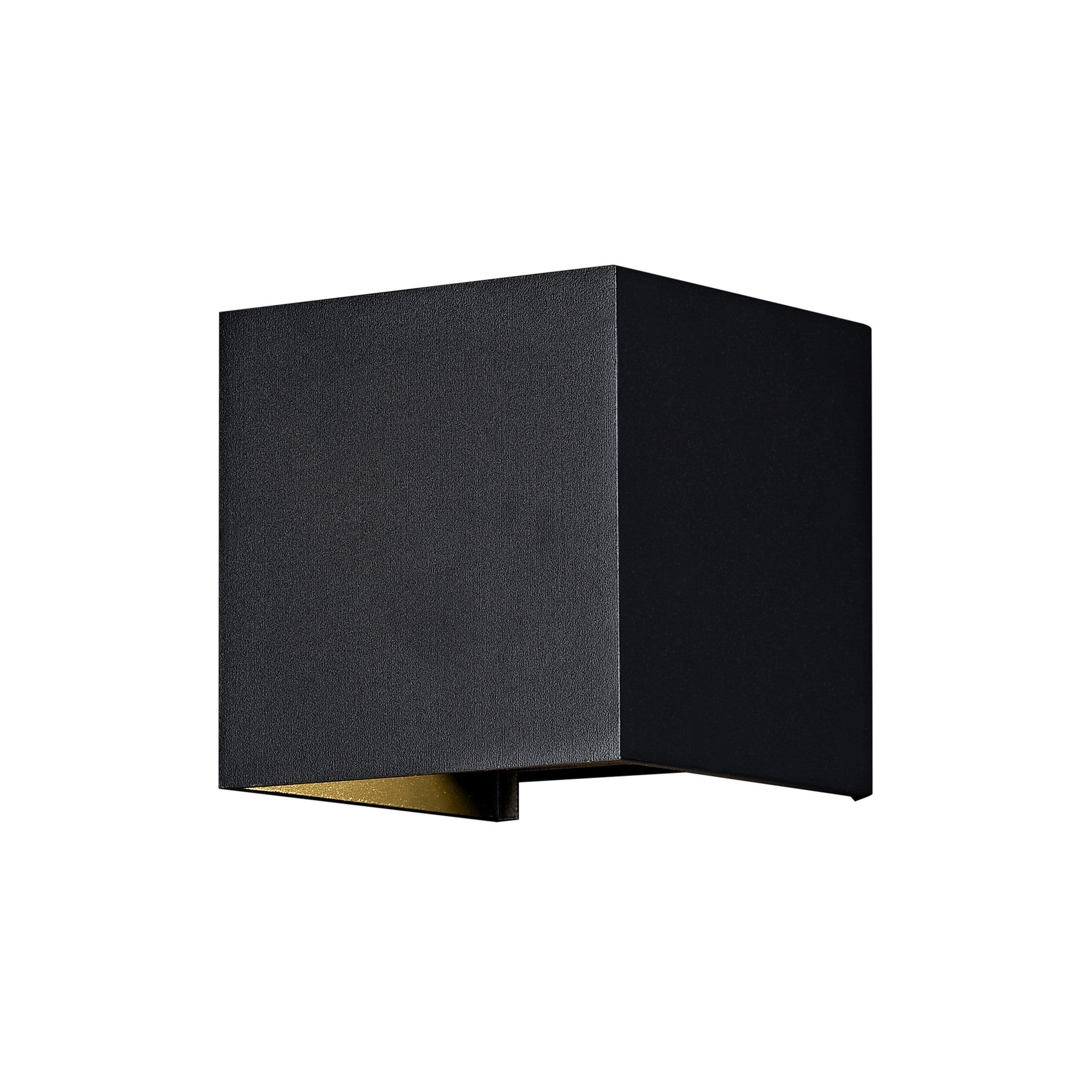 Kinkiet zewnętrzny FULTON LED 6W Ciepła biel 400lm czarny wym: 10x10x10 cm IP54 Maytoni