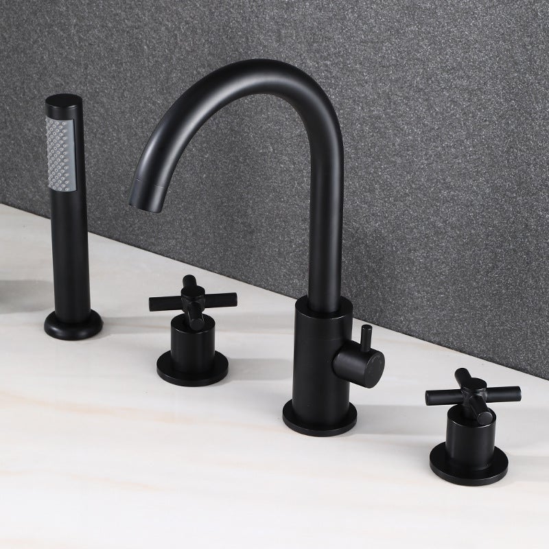 Gerber Garniture De Robinet De Baignoire Romaine à Fixation Sur Plateau A Poignees Doubles Draper Cbgg1041
