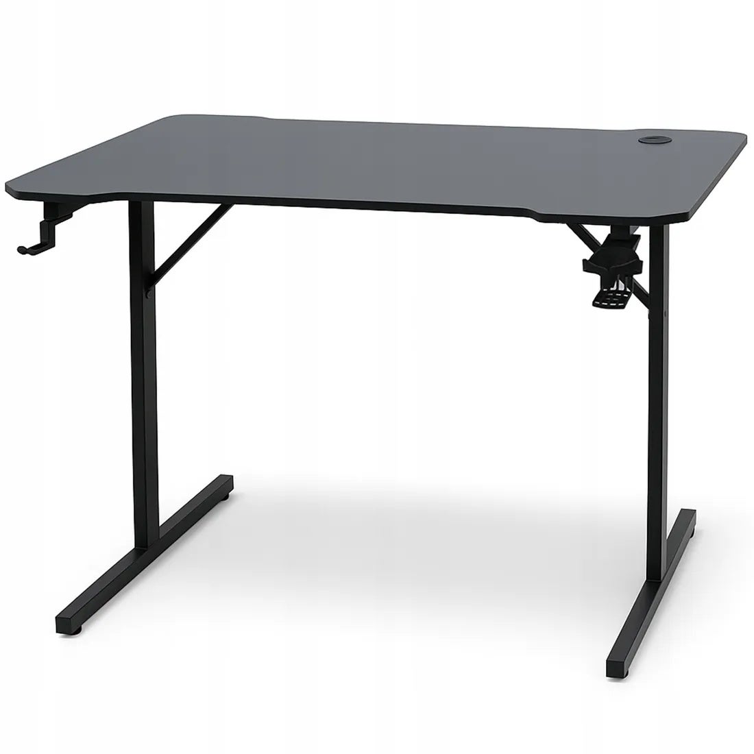 Nowoczesne biurko gamingowe komputerowe do komputera BG100 120x70x75 czarne