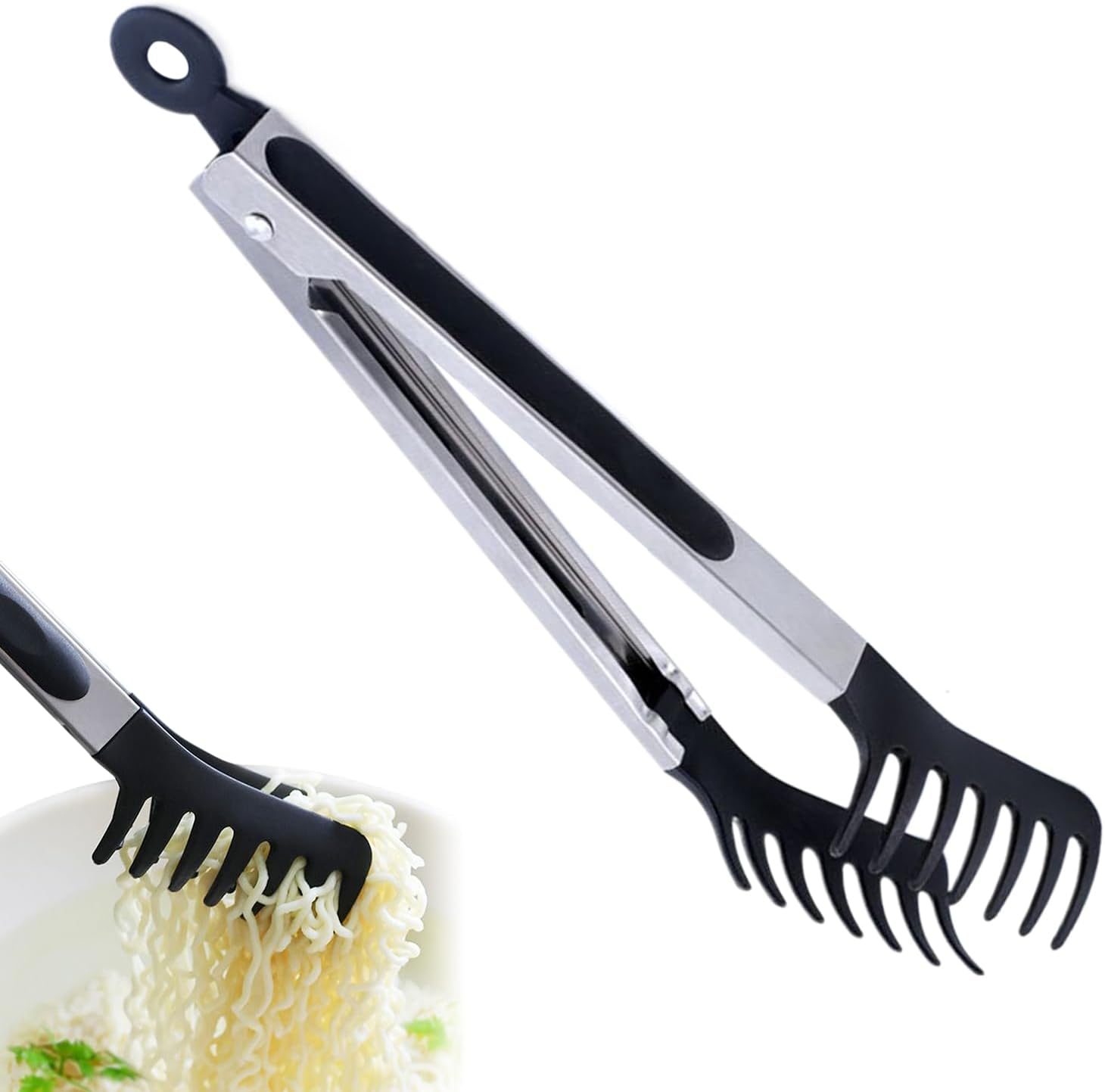Pinza per pasta in acciaio inossidabile | Cucchiaio per servire i ...