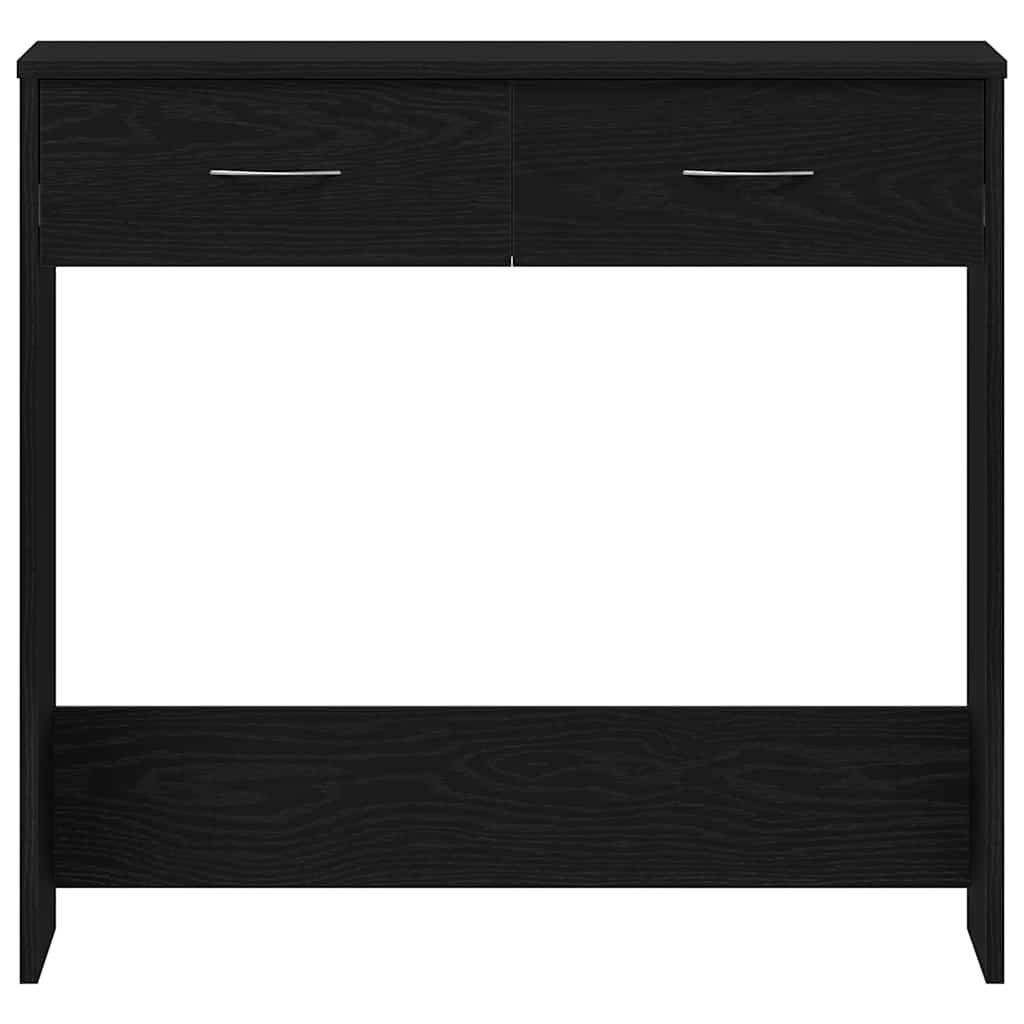 vidaXL Bureau Chêne noir Bois d'ingénierie 80 x 40 x 75 cm - 7