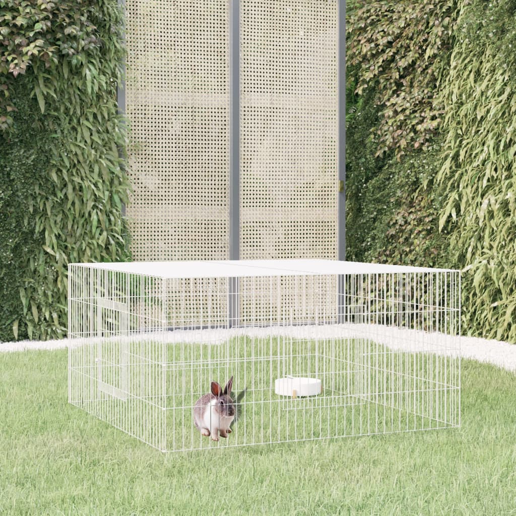 Maison Exclusive - Cage à lapin 110x110x55 cm Fer galvanisé | Leroy Merlin