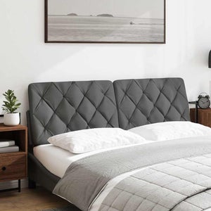 Tête de lit VINCEL 160 rembourrée, En tissu polyester pour lit 160 cm