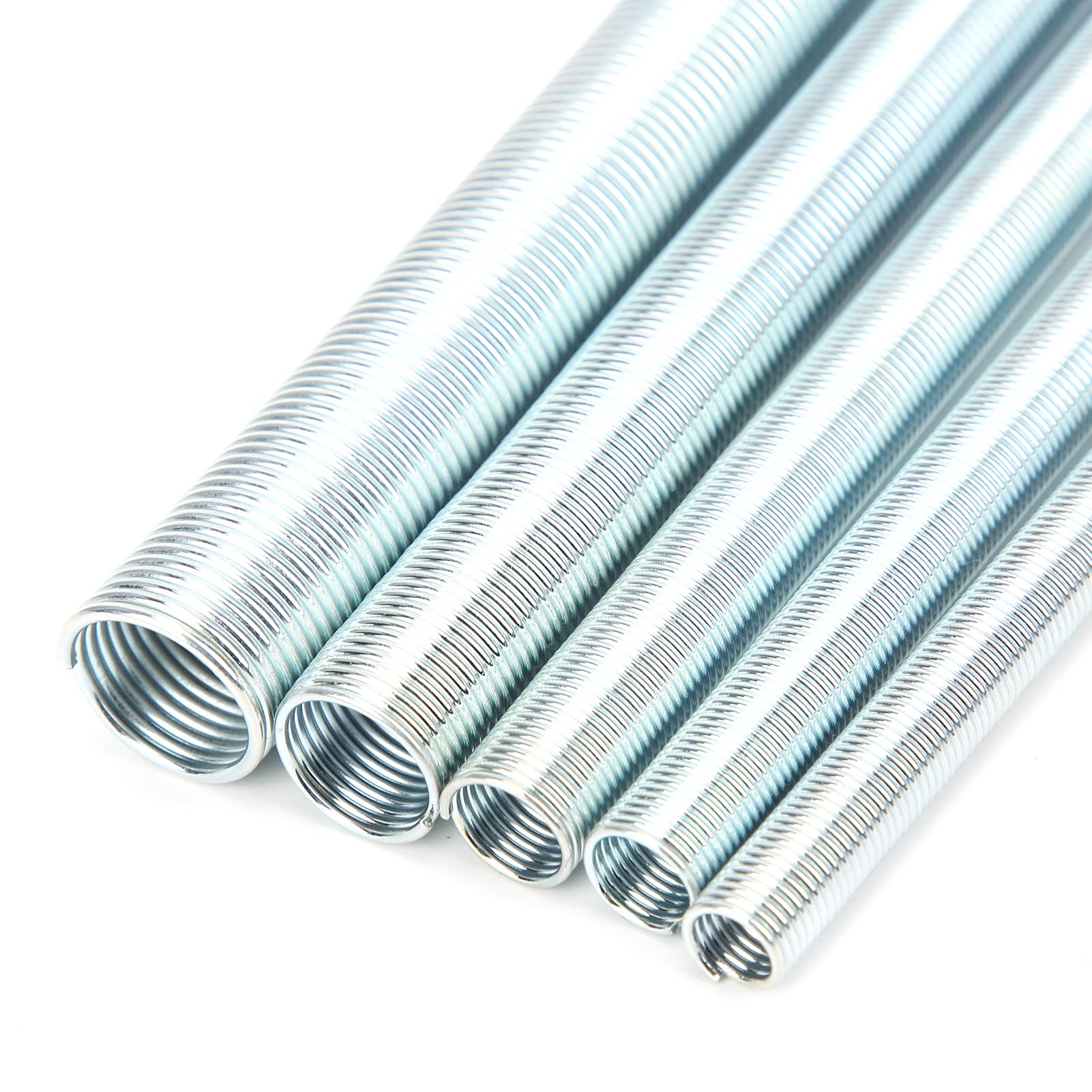 Lot de 5 ressorts de cintrage élastiques pour tubes souples courbés en acier à ressort - 8