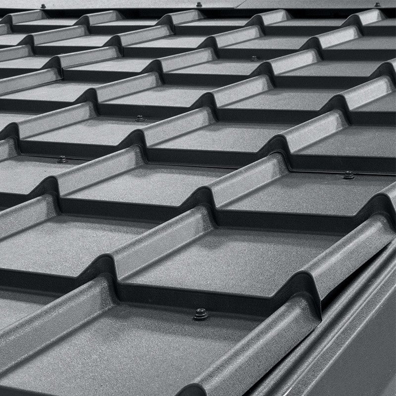 Tôle imitation tuile emboîtable BACACIER Tuile R® Area Anthracite mat 1178 x 912 mm 1.00 m² - 5