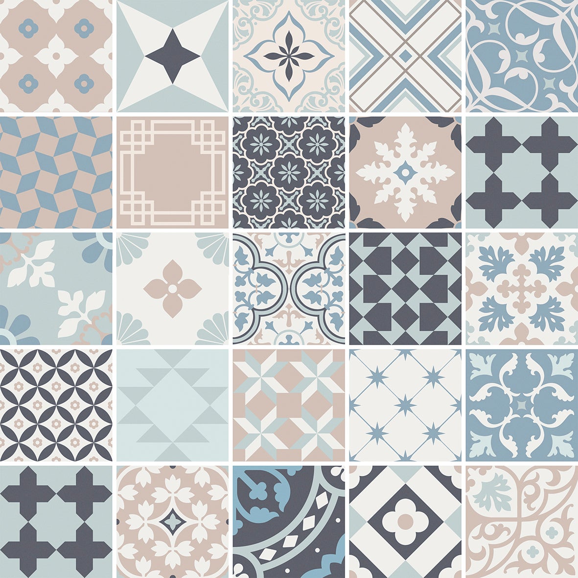 CERAMICA ESTILKER - CARREAU MAILLÉ 30x30 DÉCOR HP-39 MESH HIDRAULICO DIGITALKER - PACK 11 PIÈCES - 2