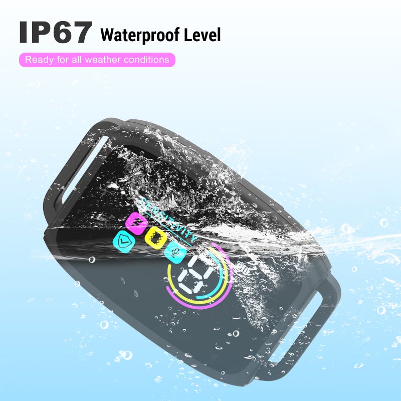 Collar antiladridos, pantalla LCD a color, resistente al agua, adiestrador de perros multimodo, control automático por voz,color blanco. - 7