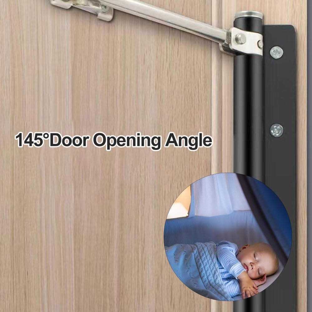 Ferme Porte Automatique, Ferme Porte à Ressort, Ferme Porte en Acier Inoxydable, Réglable Ferme Porte à Ressort, Groom Fermeture Porte Acier Inoxydabl - 5