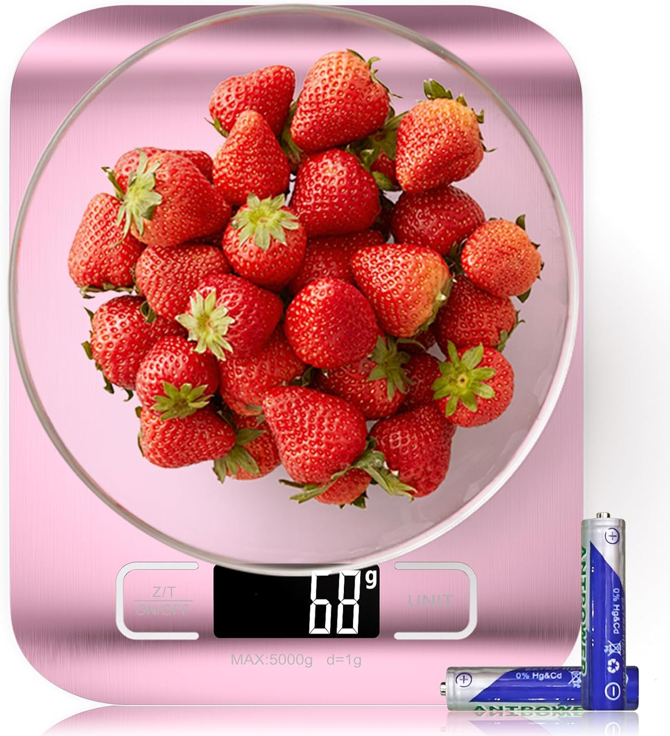 Bilancia Da Cucina Digitale 30 Kg Con Display LCD | Contapezzi 6 Unità Di Misura, Inclusa Batteria E Adattatore
