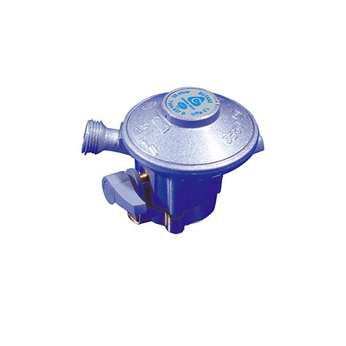 DIPRA - Détendeur Quick On pour petite bouteille butane 6 kg avec valve diamètre 20 Butane 6 kg - 1.3 kg/h 28 mbar - Certifié NF