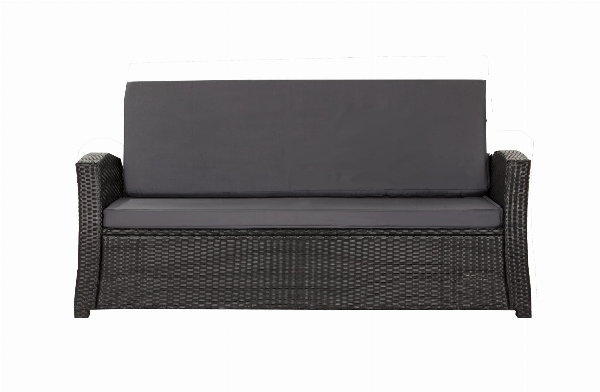 Poduszka ogrodowa na sofę rattanową 120x50x50cm poduszka na meble rattanowe antracyt, poduszka na balkon taras, poduszki na meble ogrodowe