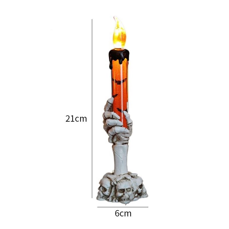 Lot de 2 bougies LED sans flamme (toutes dorées), bougies LED effilées