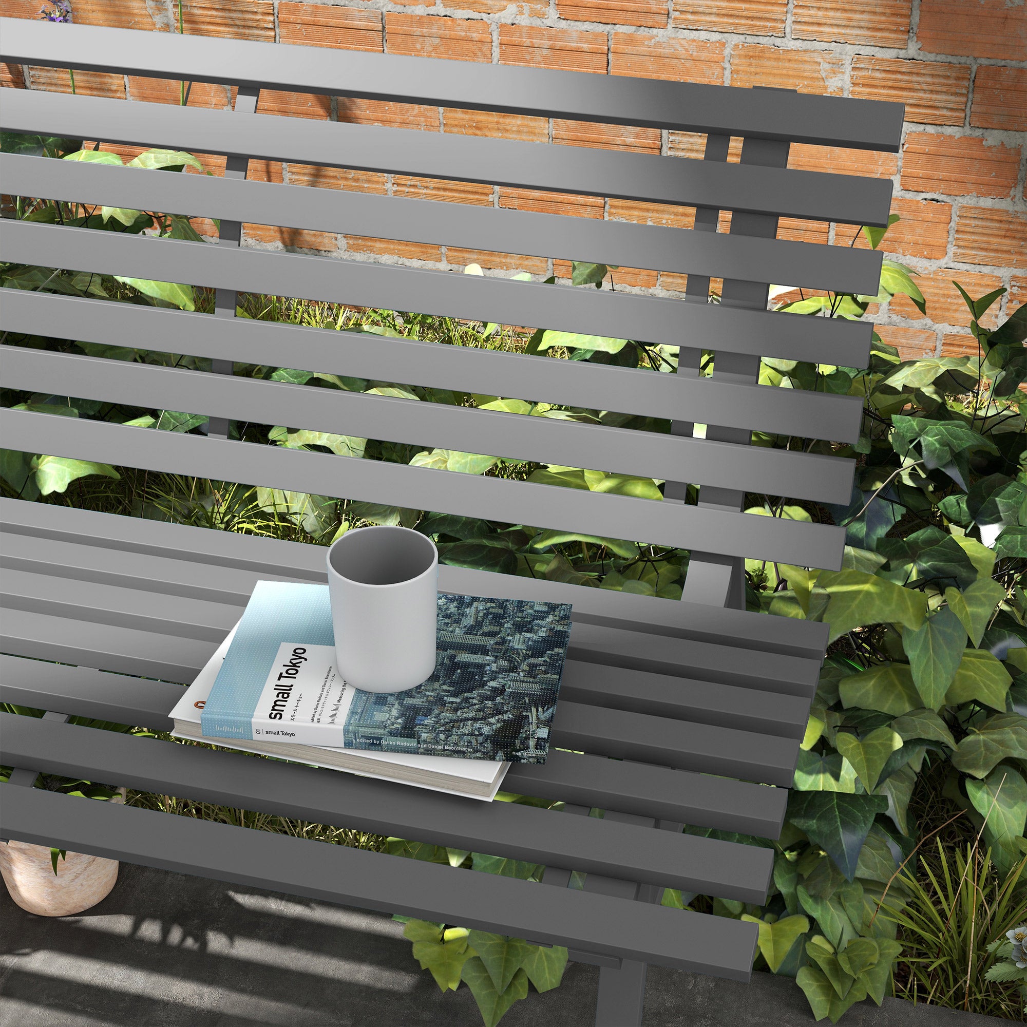 Banc d'extérieur Aluminium Outsunny - 7