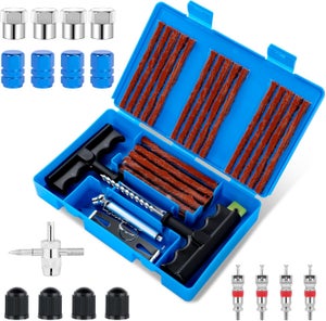Kit Riparazione Pneumatici 2 Pezzi: Trapano A Forcella E Trapano Espandibile In Acciaio Cromo Vanadio - 4