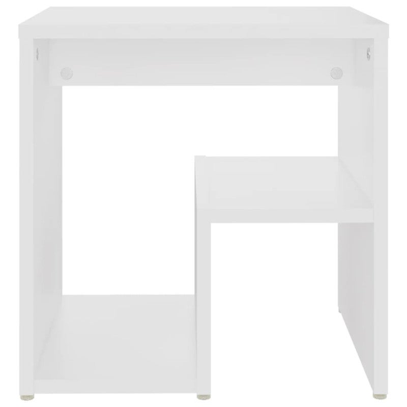 vidaXL Comodino Bianco 40x30x40 cm Legno Ingegnerizzato - 3