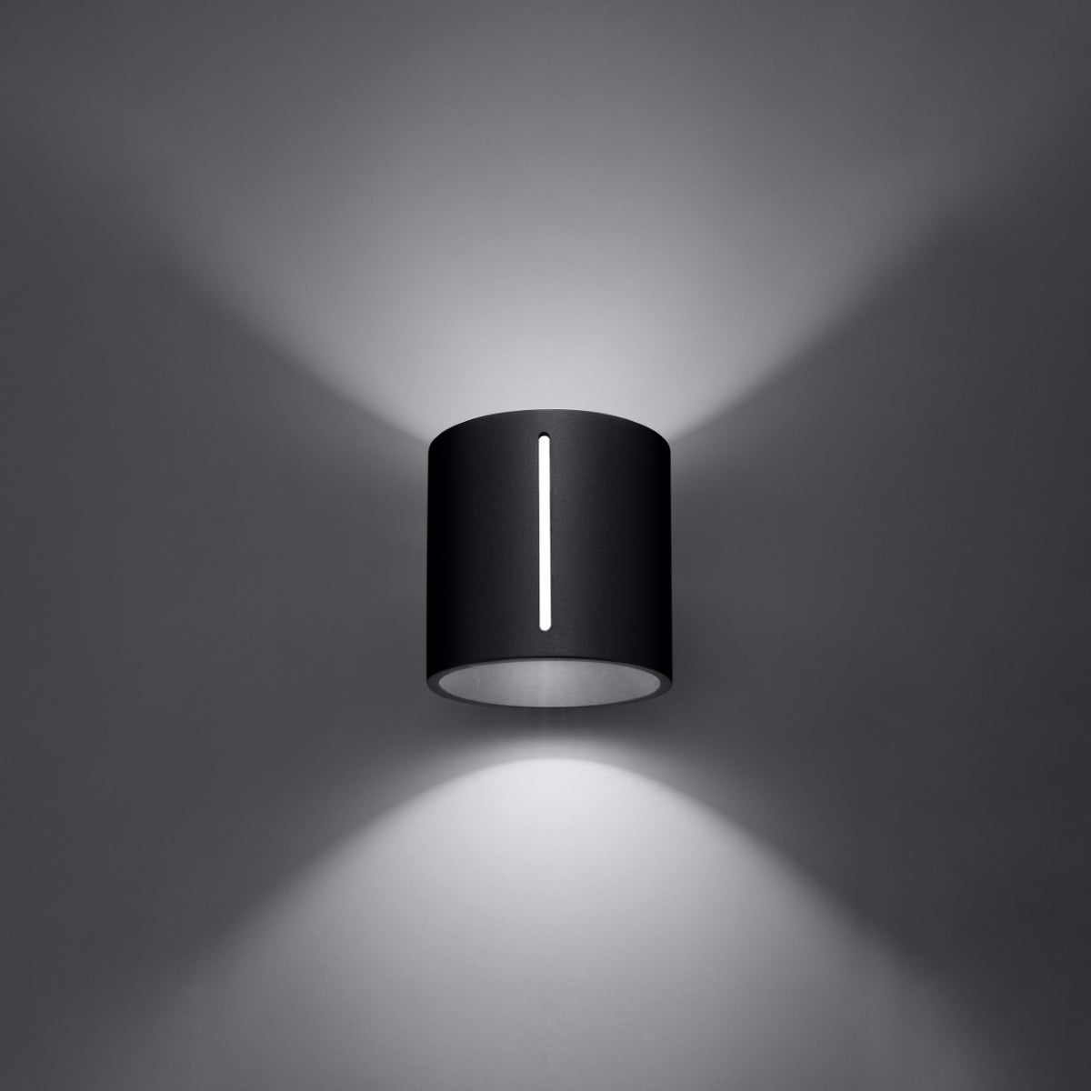 Kinkiet BRICH czarny LED 3000K - 10x12x10cm Sollux