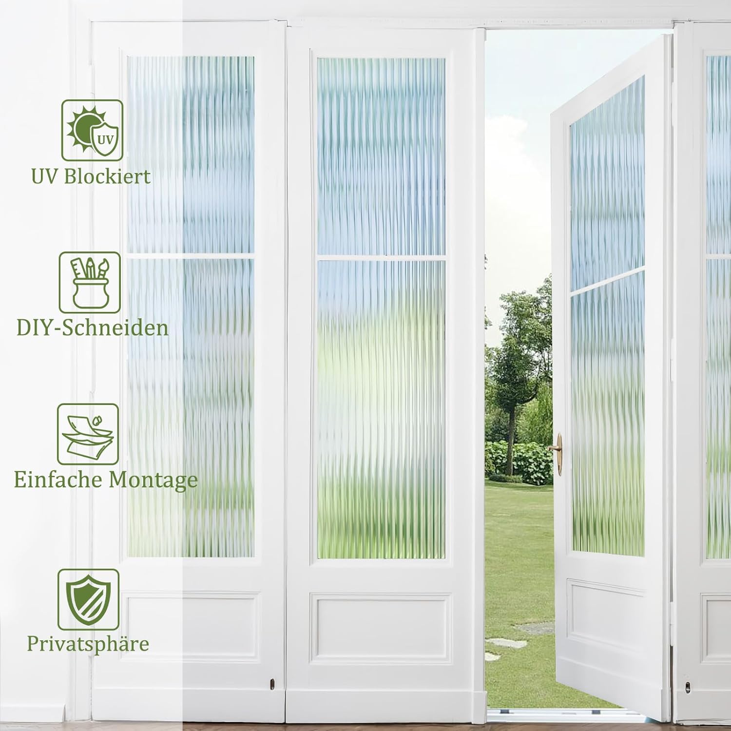 Pellicola Elettrostatica Bianca Satinata - Foto 7