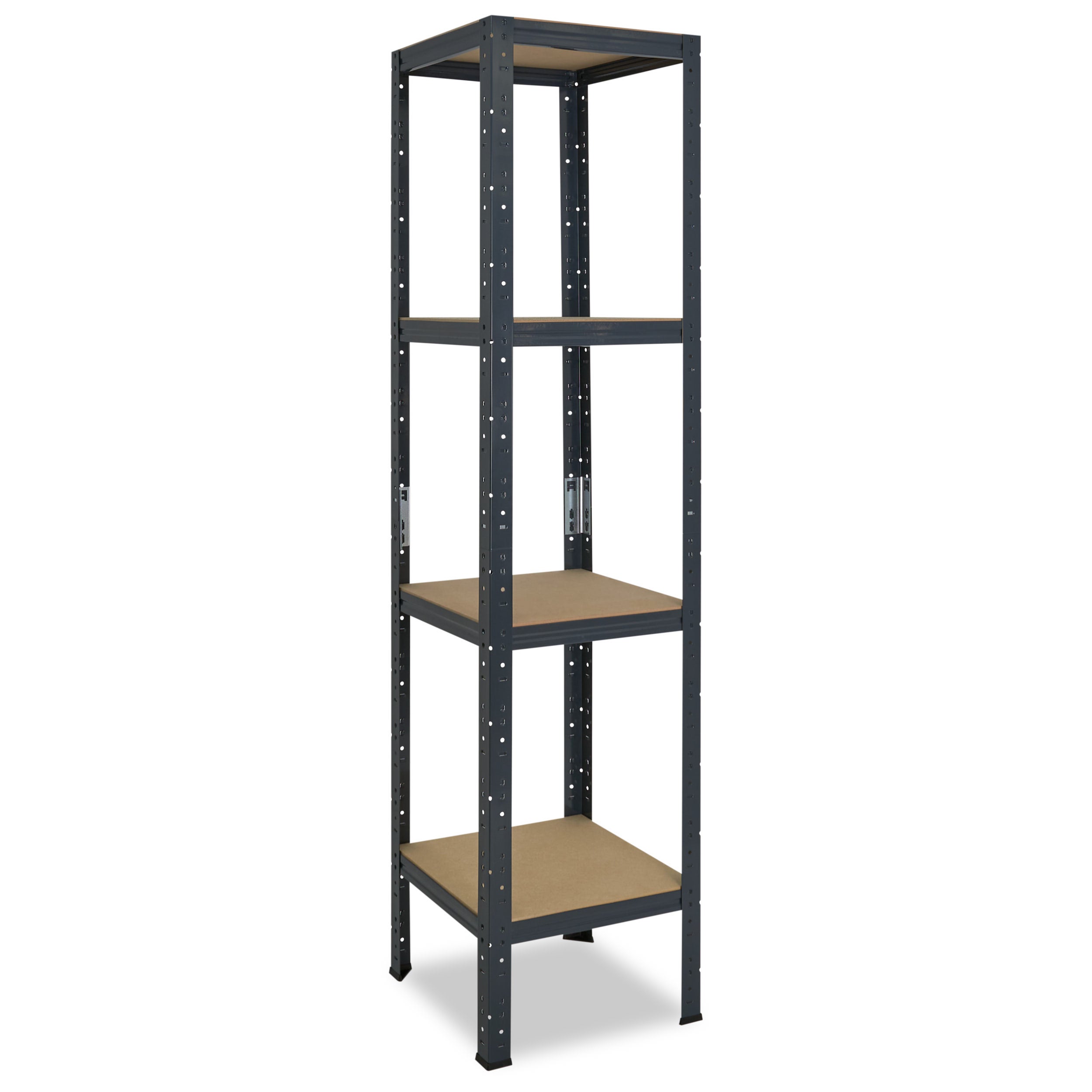 Étagère Métallique Charge Lourde Shelfplaza 100x50x50 Cm 3 Niveaux 175kg Anthracite - Rangement Garage