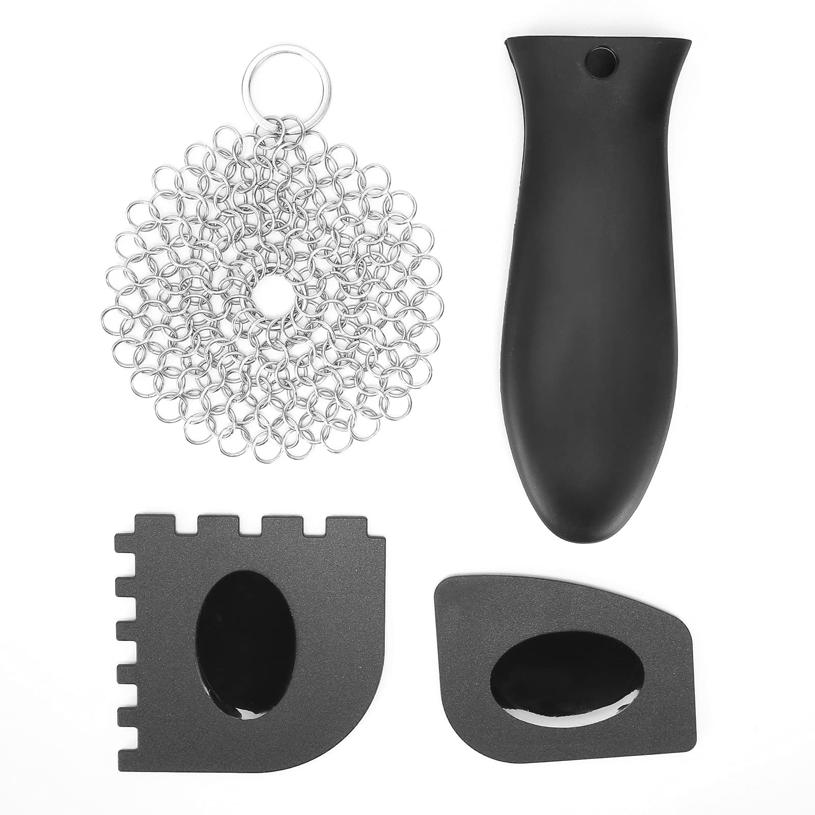 Set Di 15 Spazzole E Raschietti Per Pulizia Fornelli - Acciaio, Nylon E Ottone Per Cucina - Foto 8