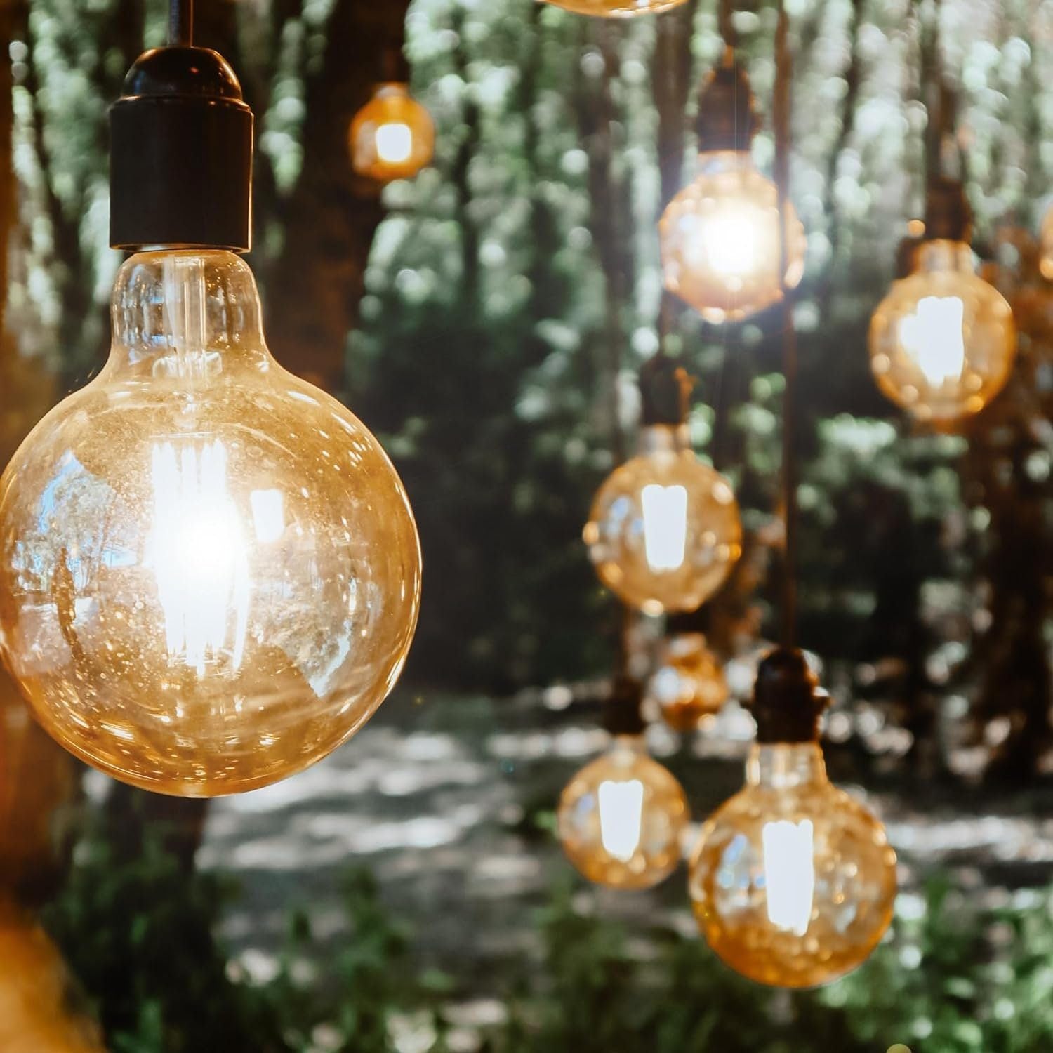 NETTLIFE Pack de 6 ampoules LED E27 lampe vintage - ampoules à filament blanc chaud G80 2700K 4W Edison idéales pour hôtel maison café bar - 8