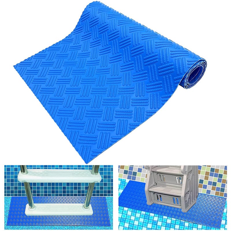 Mata na schodki do basenu cm mata na drabinkę z antypoślizgową teksturą mata na schody do basenu antypoślizgowy stopień mata podłogowa do basenu