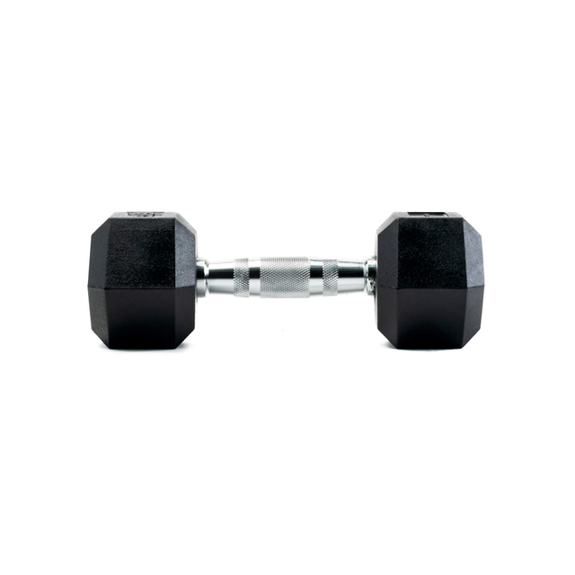 Halteres Hexagonais de Borracha 12,5 kg (par)