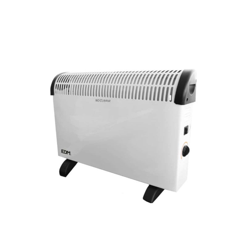 Edm Estufa Convector Aire Turbo 2000W Blanco/Negro , Leroy Merlin