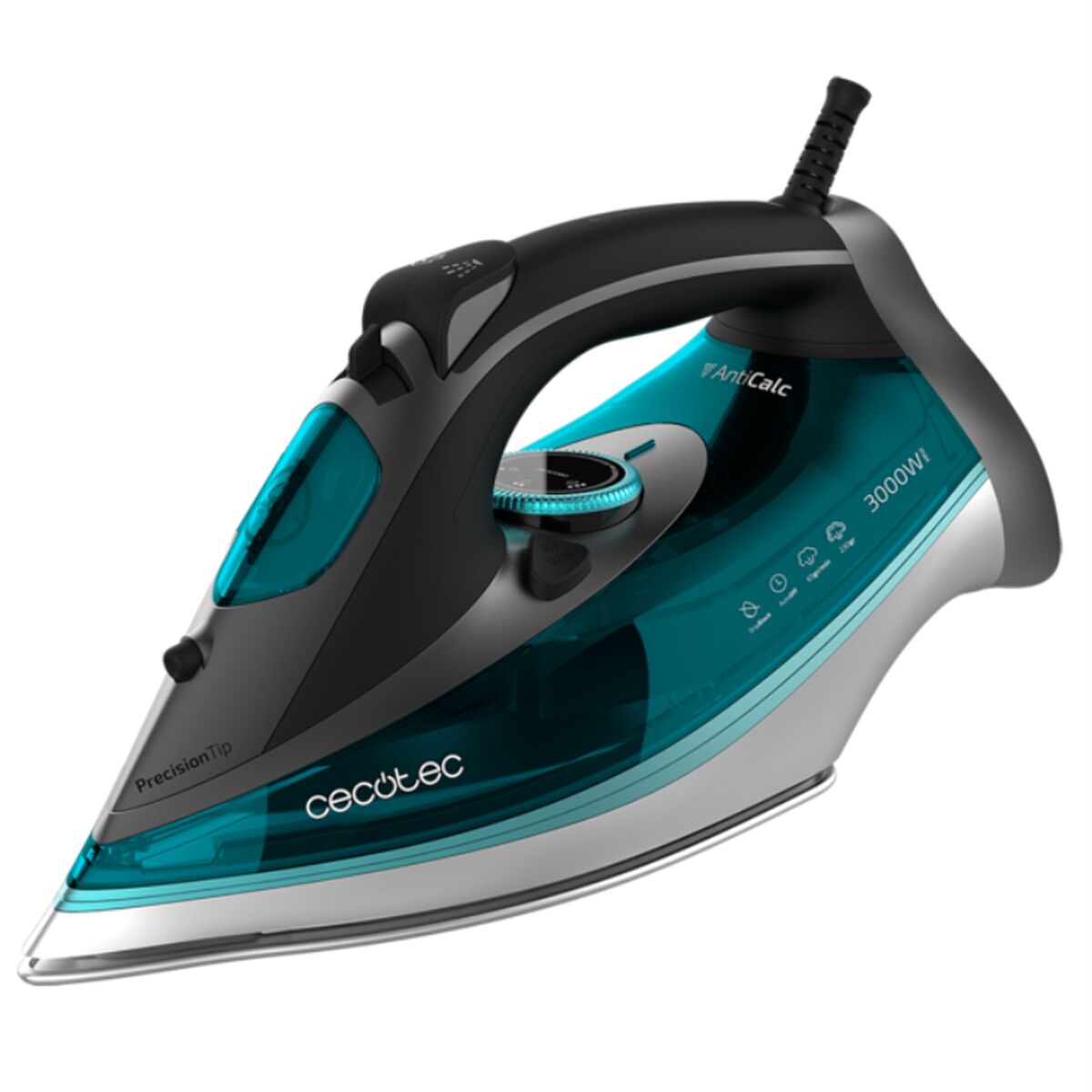 Cecotec Plancha Ropa Vapor Fast&Furious 5040 Absolute. 3000 W, Vapor 65 G/Min, Golpe De Vapor 230 G/Min, Suela Turbo Slide, Modo Eco, Sistema De Seguridad Autoapagado, Antigoteo - Imagen 4