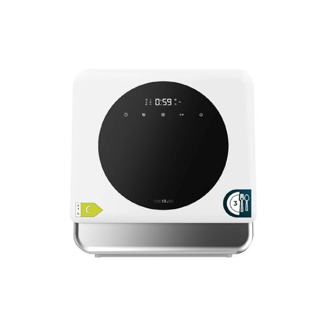 Cecotec Lavavajiillas Compacto Libre Instalación Sobremesa Bolero Aguazero 1100. 3 Cubiertos, Bajo Consumo, 6 Programas