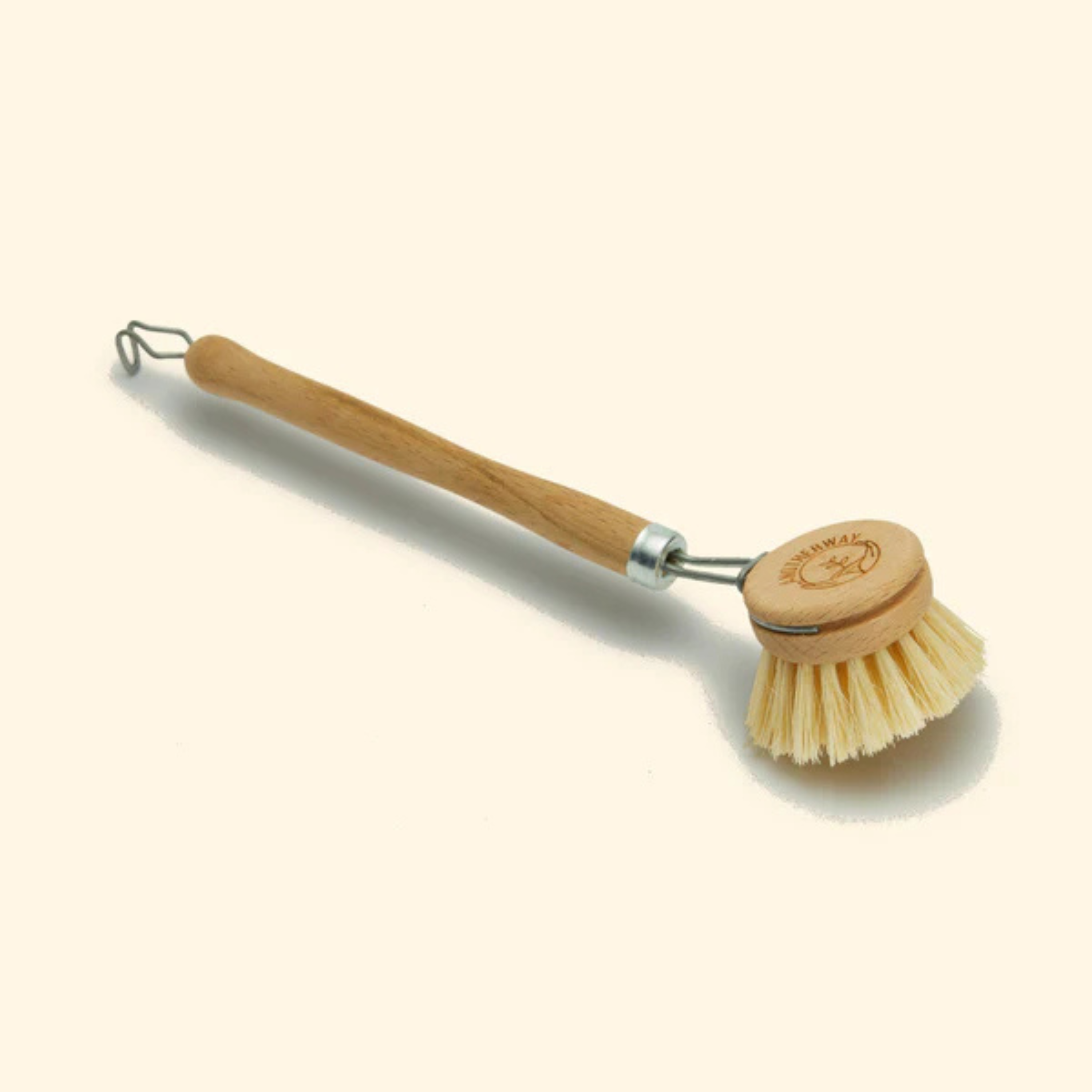Lot De 2 Brosses Vaisselle Bois En Fibres De Jute - Brosse Nettoyage Pour Casseroles, Poêles, Légumes Et Champignons