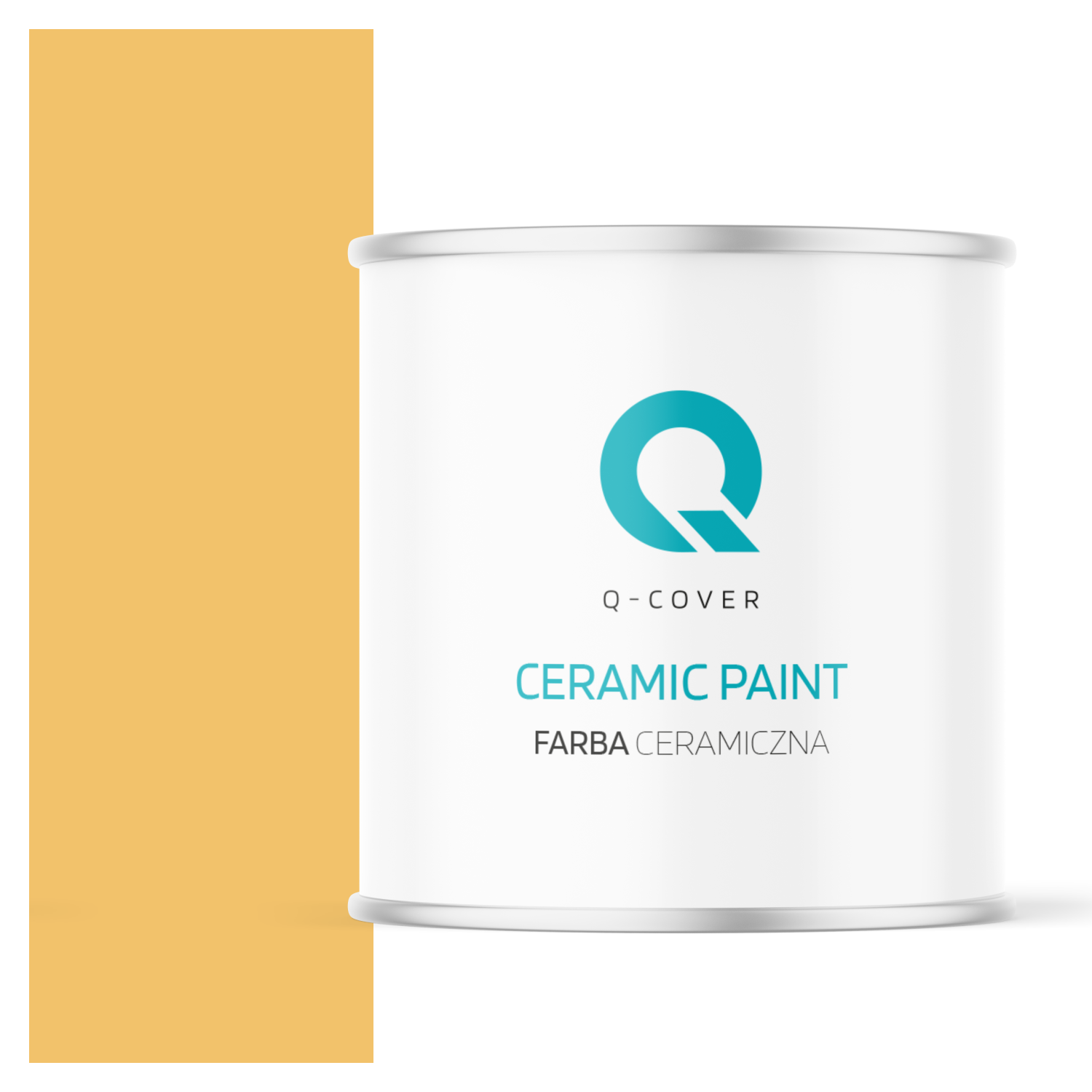 Farba Ceramiczna Do Ścian i Sufitów Q-Cover Miodowy H6554 Głęboki Mat 2L