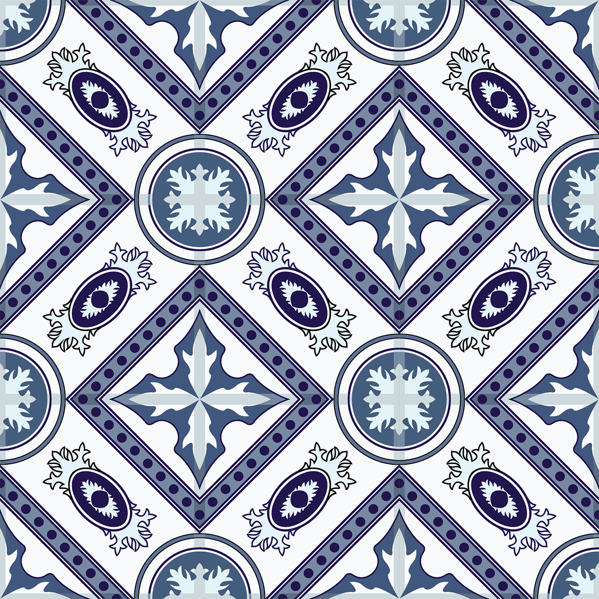 9 adesivo piastrelle azulejos Julio - Sticker adesivo - adesivi murali - 9stickers10x10cm - 2