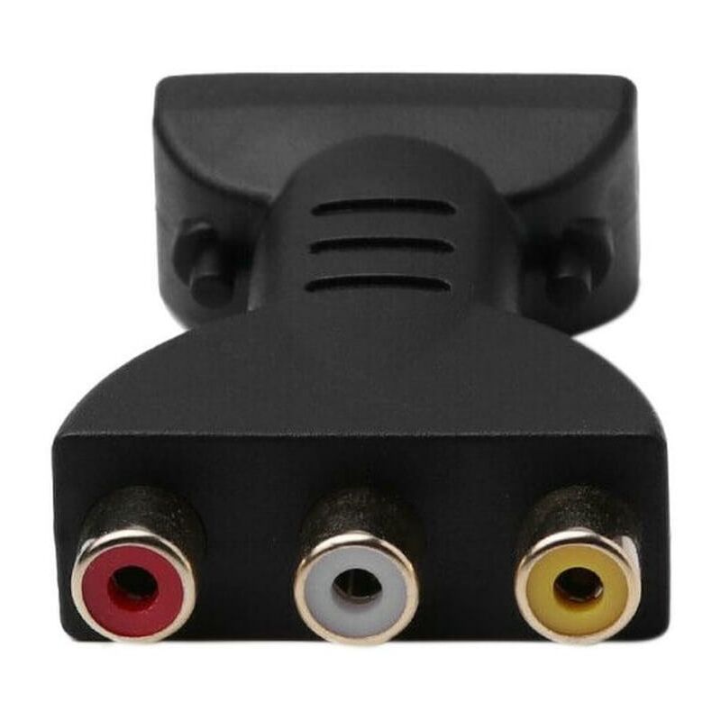 Adaptateur Hdmi Mâle Vers 3 Rca Femelle Composite Av Audio Vidéo Convertisseur Tv - 3