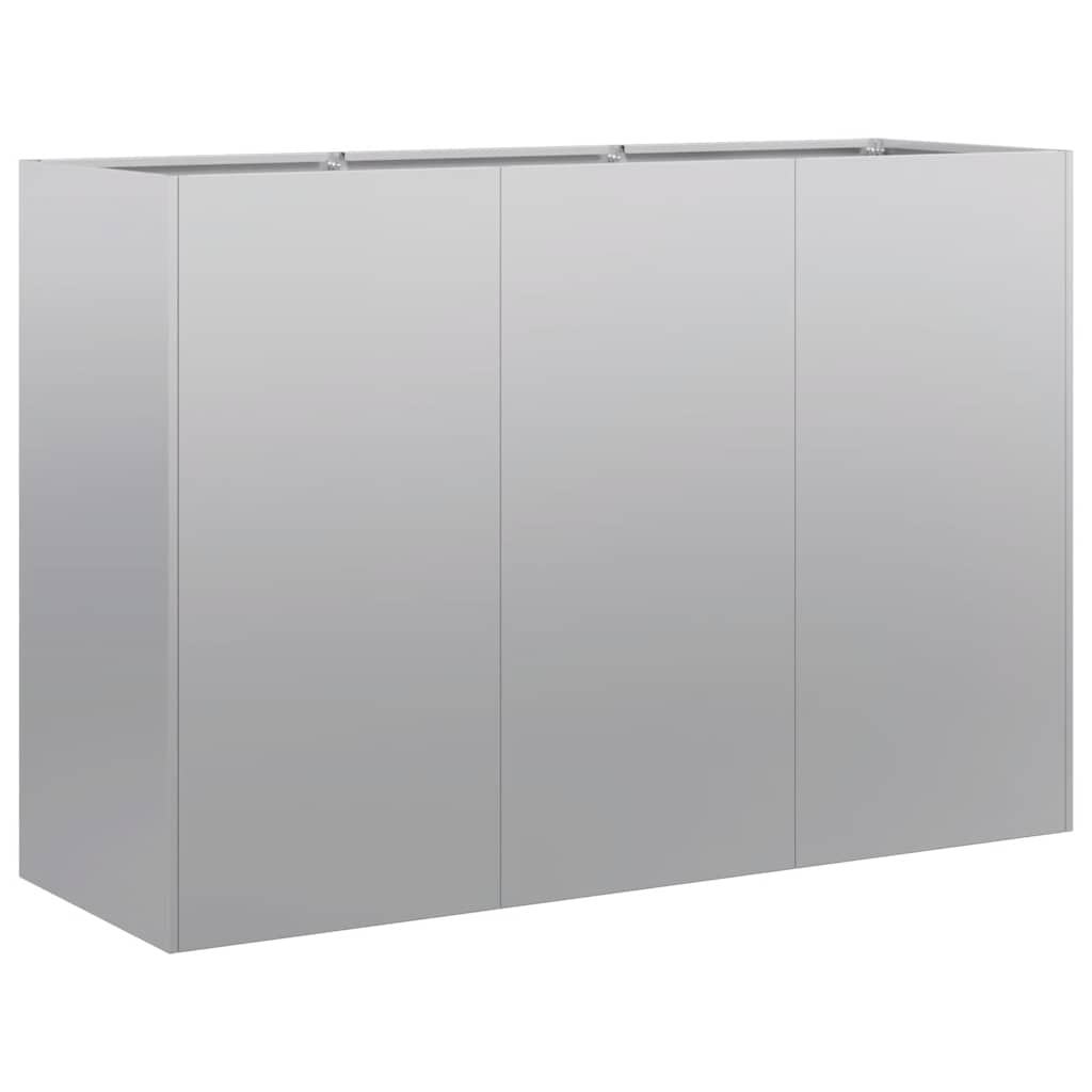 vidaXL Jardinière 120x40x80 cm acier galvanisé - 2