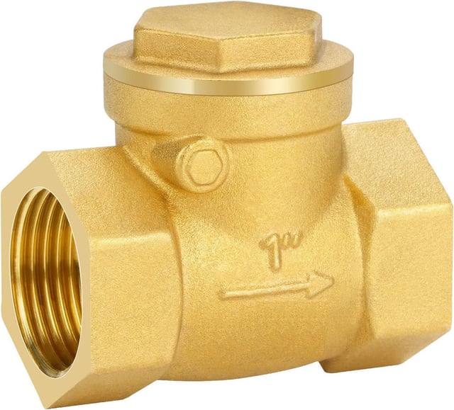 Clapet anti-retour, filetage femelle en laiton, clapet anti-retour 1 pouce, filetage femelle DN25 pour raccords de tuyauterie